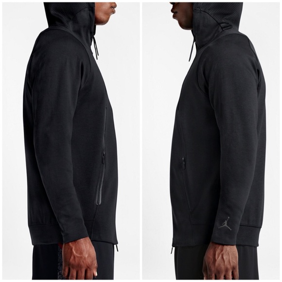 Nike Air Jordan Lite Fleece Full Zip Hoodie Jacket - Picture 7 of 7